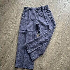 Athleta Retreat Linen Wide Leg Pant